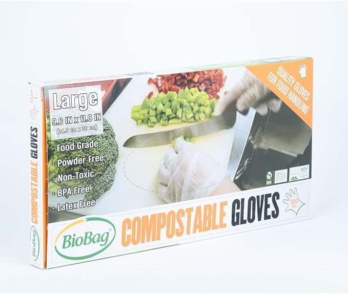 Compostable gloves