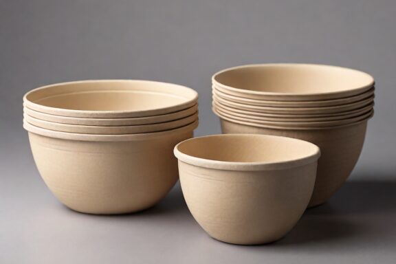 Different sizes of Compostable bowls