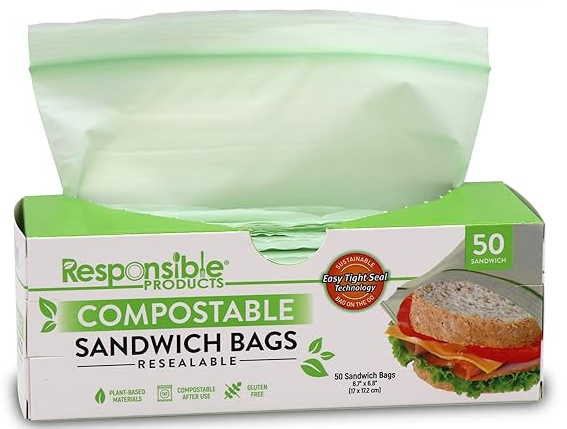 Responsible Products Compostable SANDWICH Bag