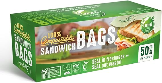 UNNI Compostable Sandwich Bags